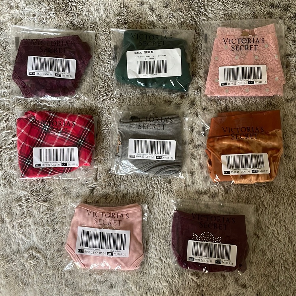 Bundle of 8 Victoria Secret Panties